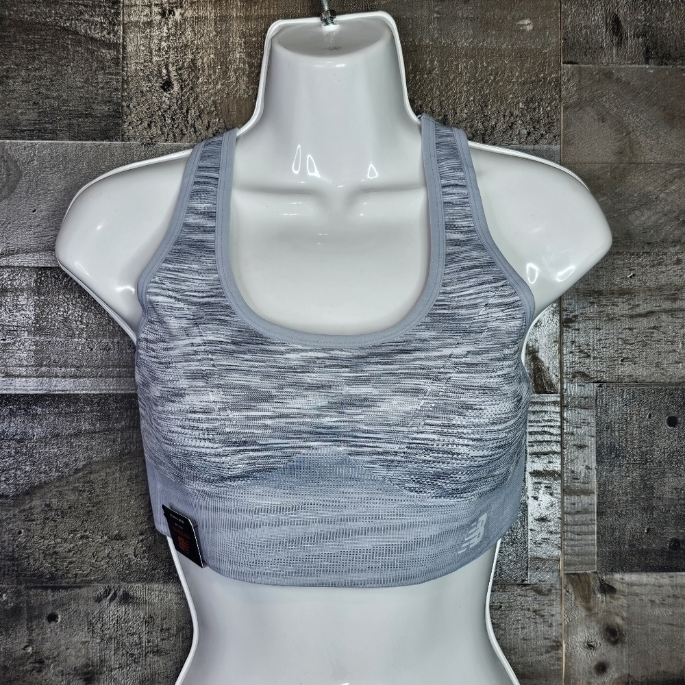 New Balance Women's Seamless High Impact Sports Bra with Adjustable Wide Straps